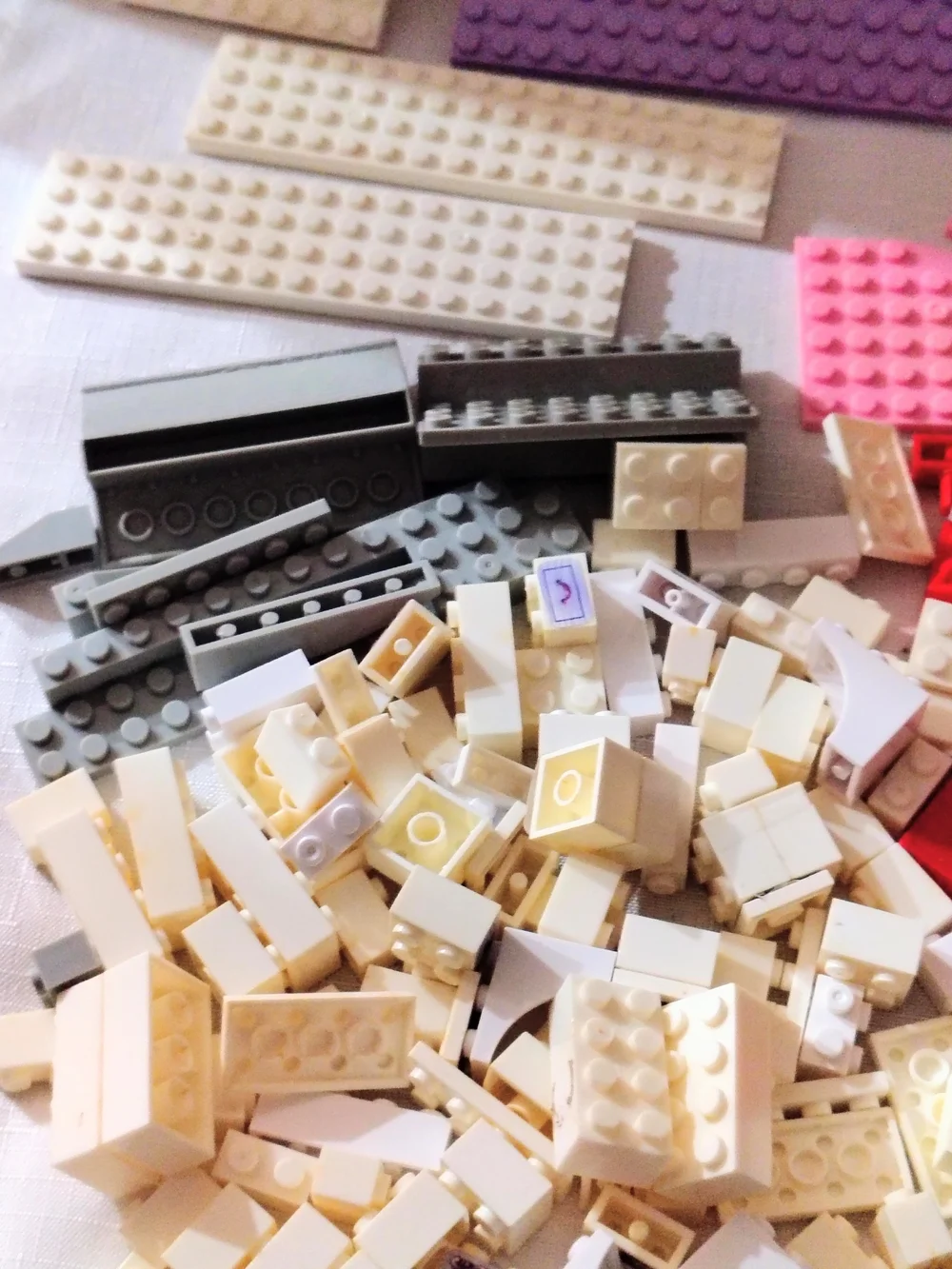 Mega Bloks Multi-Color Plates Blocks Parts Pieces & Sealed Mystery Bag 2- 1/2 Lb